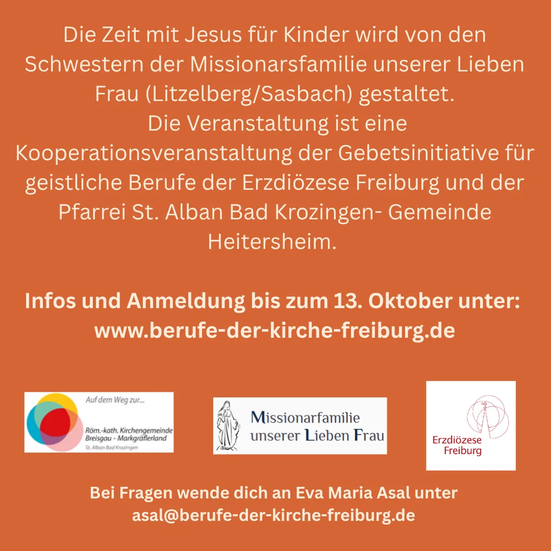 Zeit mit Jesus - Anbetung für Kinder - Heitersheim